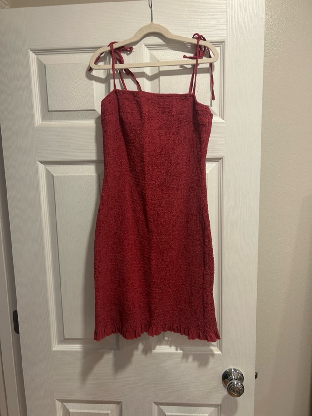 Abercrombie & Fitch Red Mini Dress